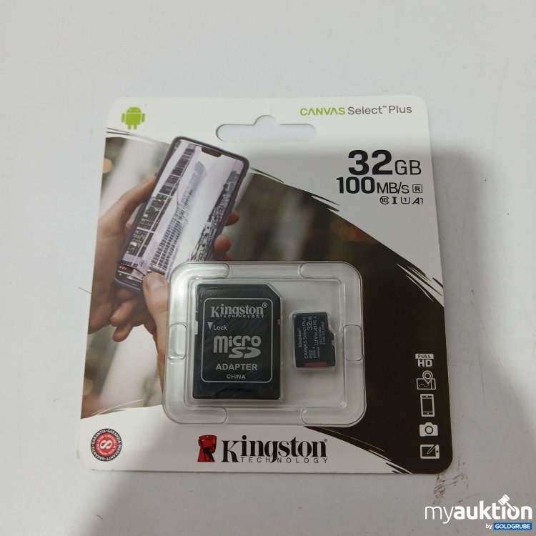 Artikel Nr. 853643 Artikel Nr. 853643: Kingston Go Plus Micro SD Karte 32Gb