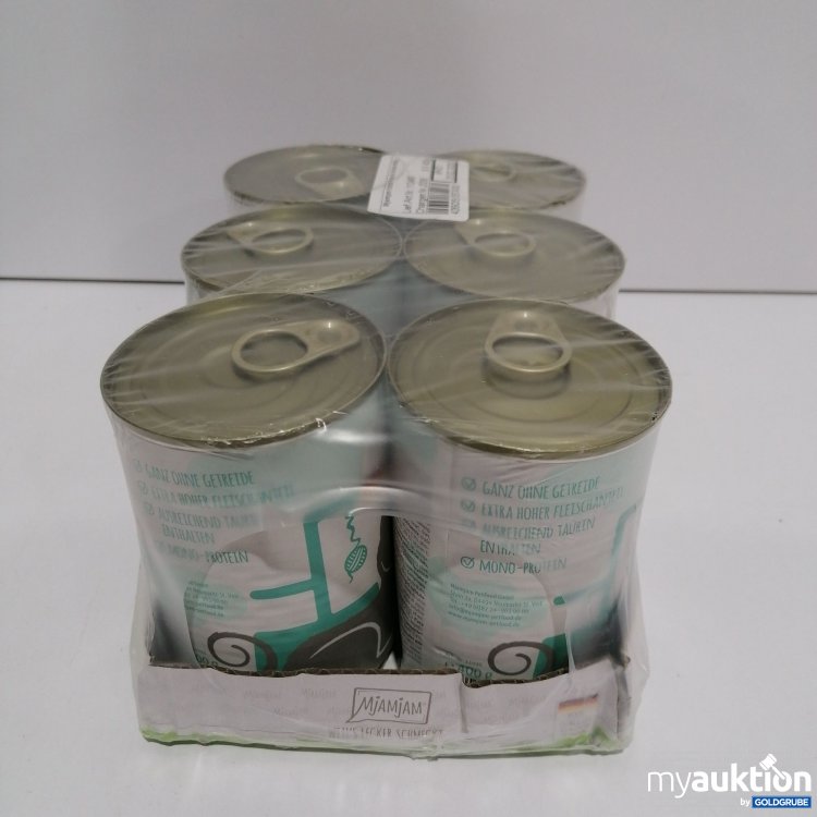 Artikel Nr. 859643: Mjamjam Katzenfutter Pute und Kürbis 6x400g