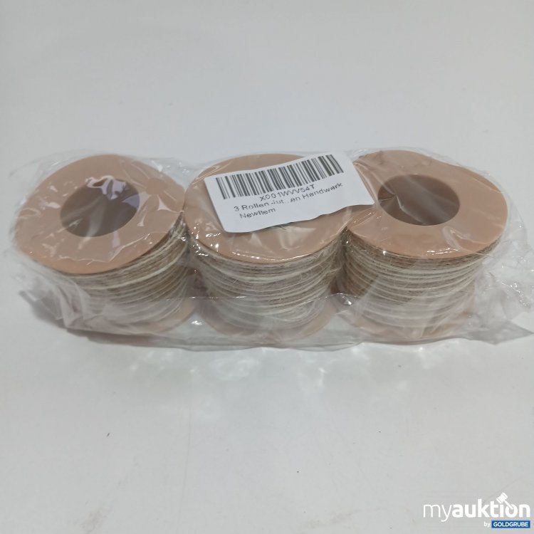 Artikel Nr. 861643: 3 Rollen Sackleinen