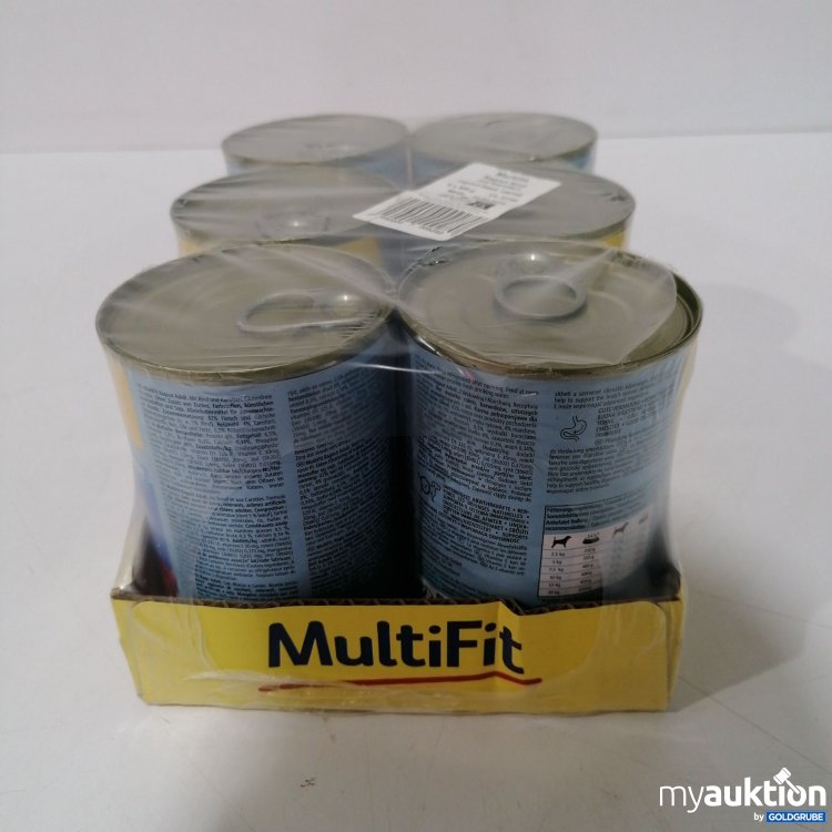 Artikel Nr. 888643: Multifit Hund Ragout Rind mit Karotten 6x400g