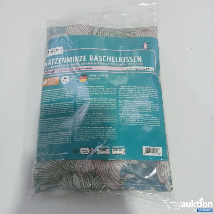Artikel Nr. 905643: AniOne Katzenminze Raschelkissen 20x15cm