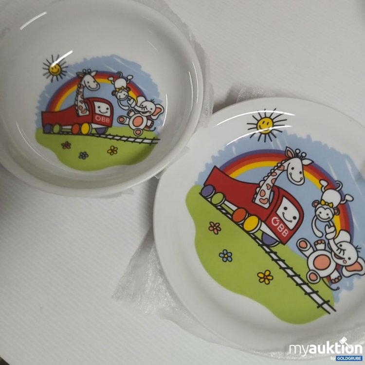 Artikel Nr. 922643: OBB Kinderteller mit Tiermotiven 2er Set