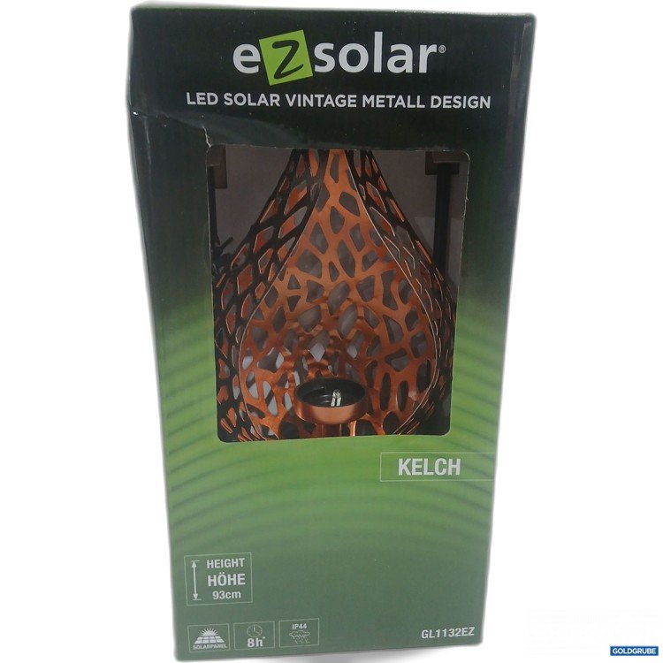 Artikel Nr. 930643: EZ Solar LED Solar Vintage Metall Design 