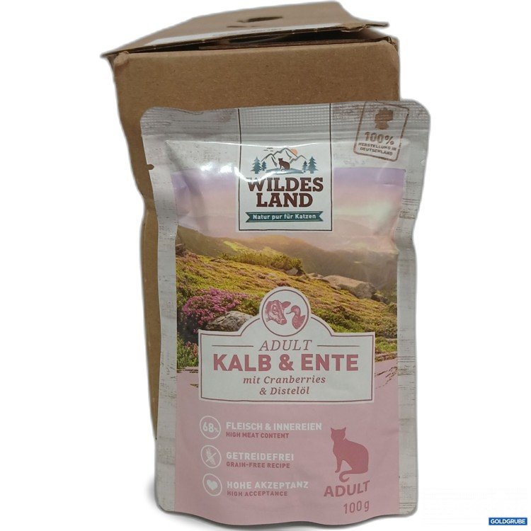 Artikel Nr. 957643: Wildes Land Adult Kalb&Ente 12x100g 