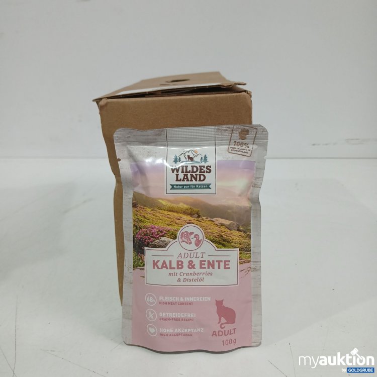 Artikel Nr. 957643: Wildes Land Adult Kalb&Ente 12x100g 