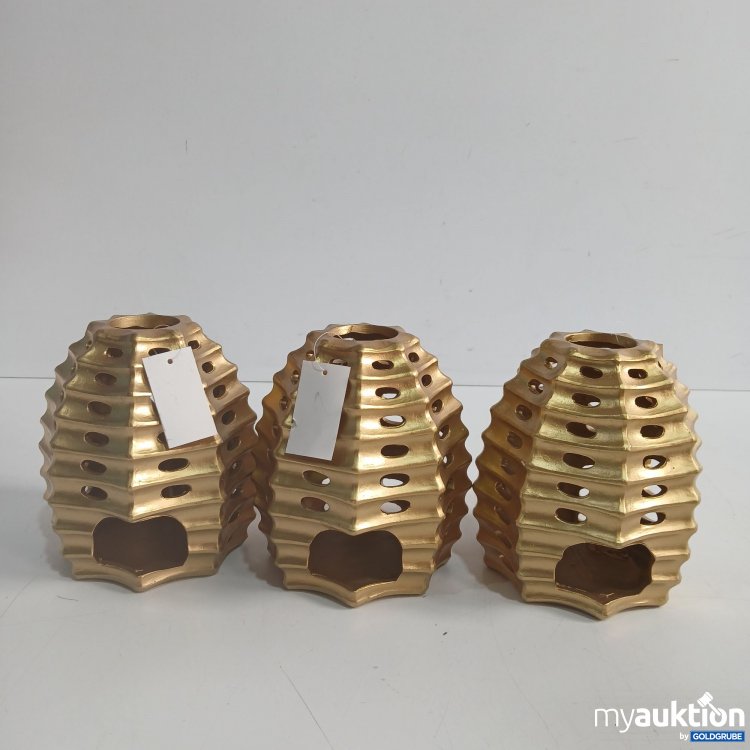 Artikel Nr. 397644: Teelichthalter gold ca. 20cm 