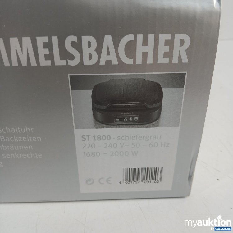 Artikel Nr. 464644: Rommelsbacher Sandwich Maker ST 1800 schiefergrau