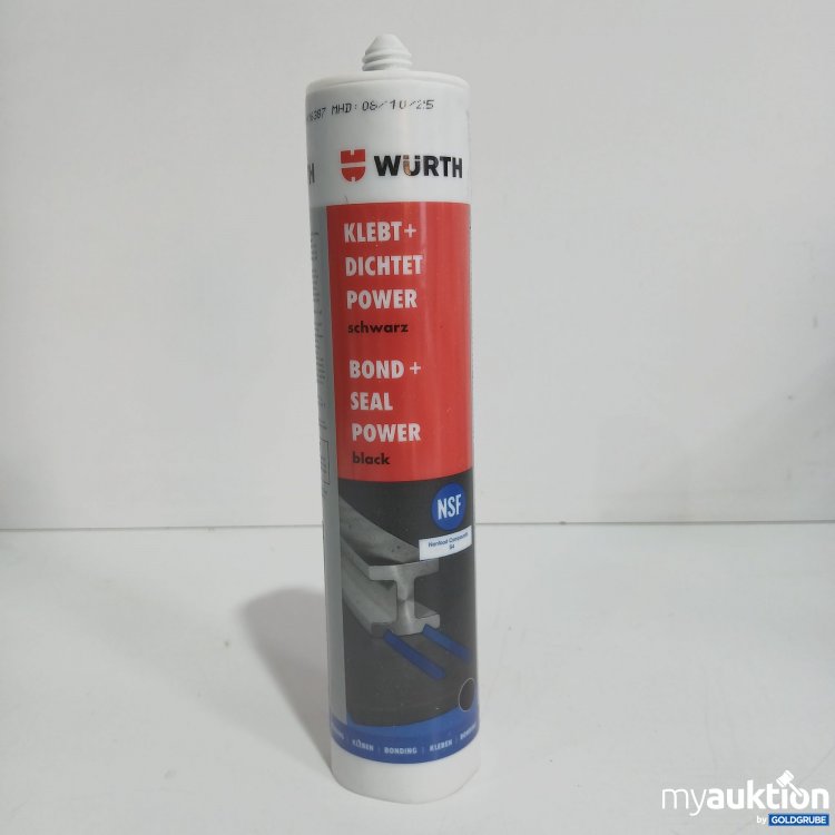 Artikel Nr. 824644: Würth klebt+dichtet Power schwarz 300ml