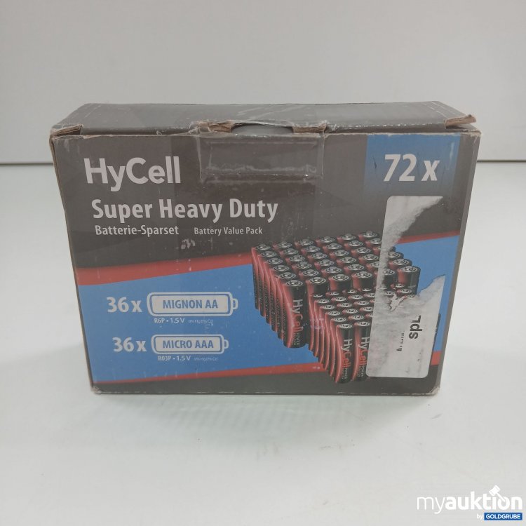 Artikel Nr. 844644 Artikel Nr. 844644: HyCell Super Heavy Duty Batterie-Sparset 72x