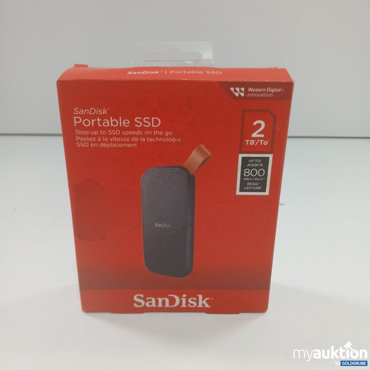 Artikel Nr. 868644 Artikel Nr. 868644: SanDisk Portable SSD 2TB