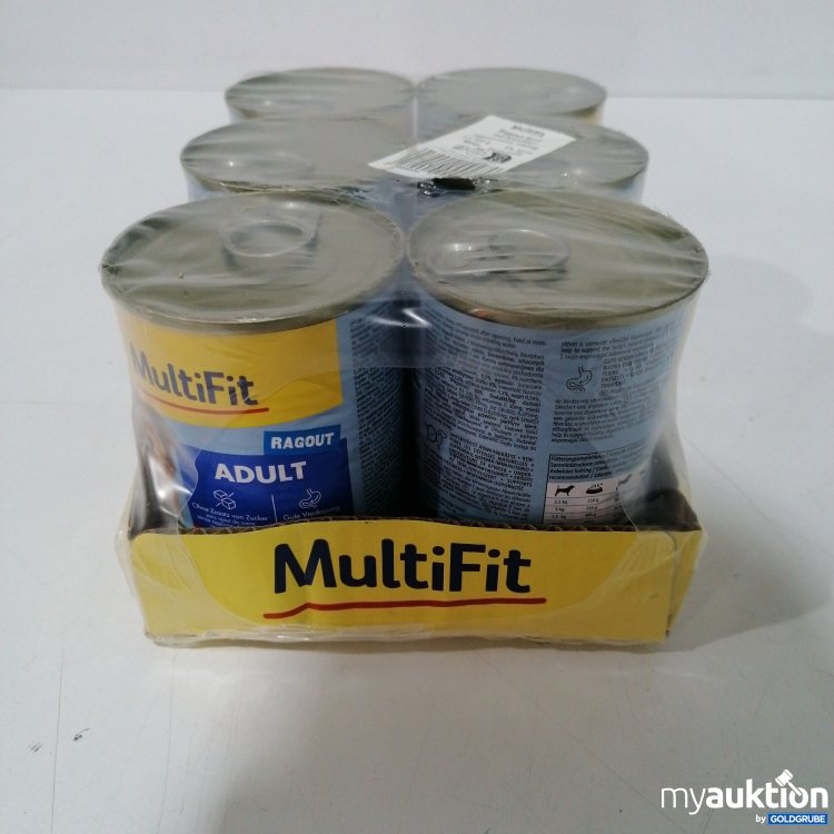 Artikel Nr. 888644: Multifit Hund Ragout Rind mit Karotten 6x400g