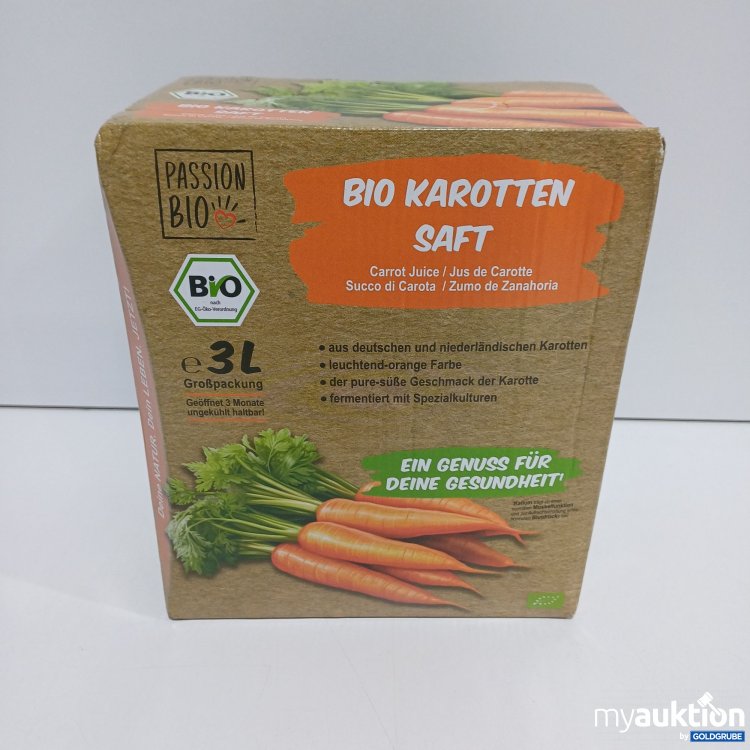 Artikel Nr. 897644: Passion Bio, Bio Karottensaft 3L