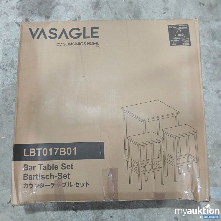 Artikel Nr. 911644 Artikel Nr. 911644: Vasagle LBT017B01 Bar Table Set