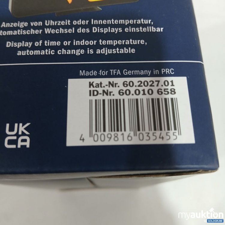 Artikel Nr. 921644: TFA Digitaler Wecker 60.2027.01