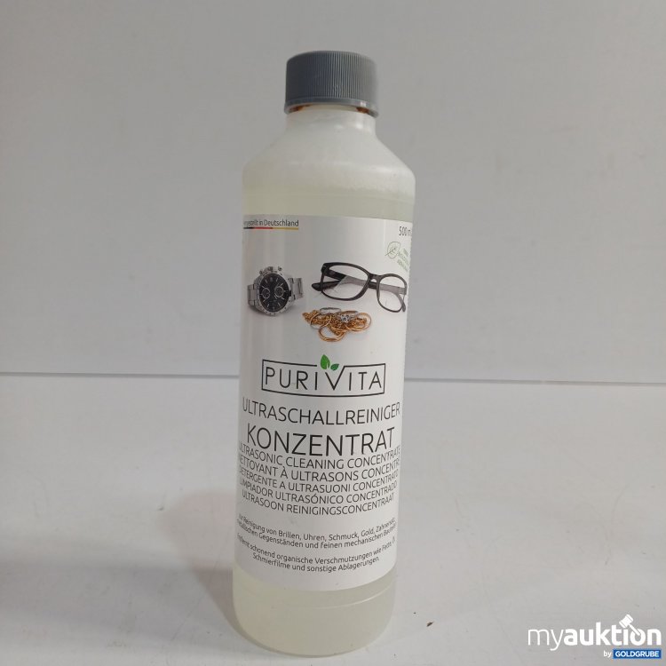 Artikel Nr. 962644: Purivita Ultraschallreiniger Konzentrat 500ml