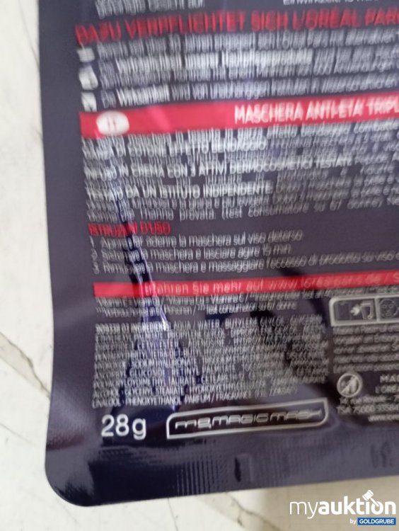 Artikel Nr. 980644: L'Oréal Paris Revitalift Laser X3 Anti-Age-Maske 5x28g
