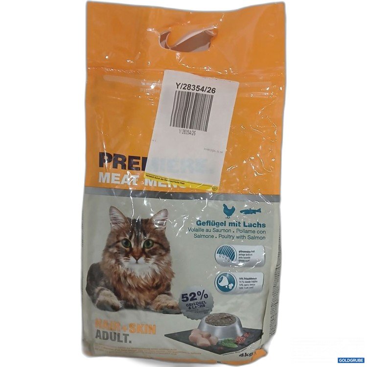 Artikel Nr. 985644: PREMIERE Katzenfutter Geflügel mit Lachs Hair+Skin Adult 4kg