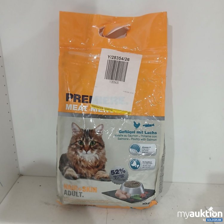 Artikel Nr. 985644: PREMIERE Katzenfutter Geflügel mit Lachs Hair+Skin Adult 4kg