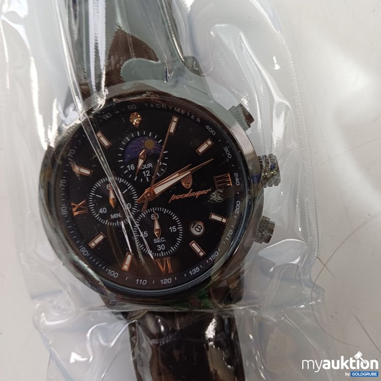 Artikel Nr. 994644 Artikel Nr. 994644: Poedaga Black Shell Black Face Uhr