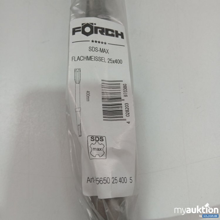 Artikel Nr. 439645: Forch SDS-MAX Flachmeissel 25x400mm 5650254005