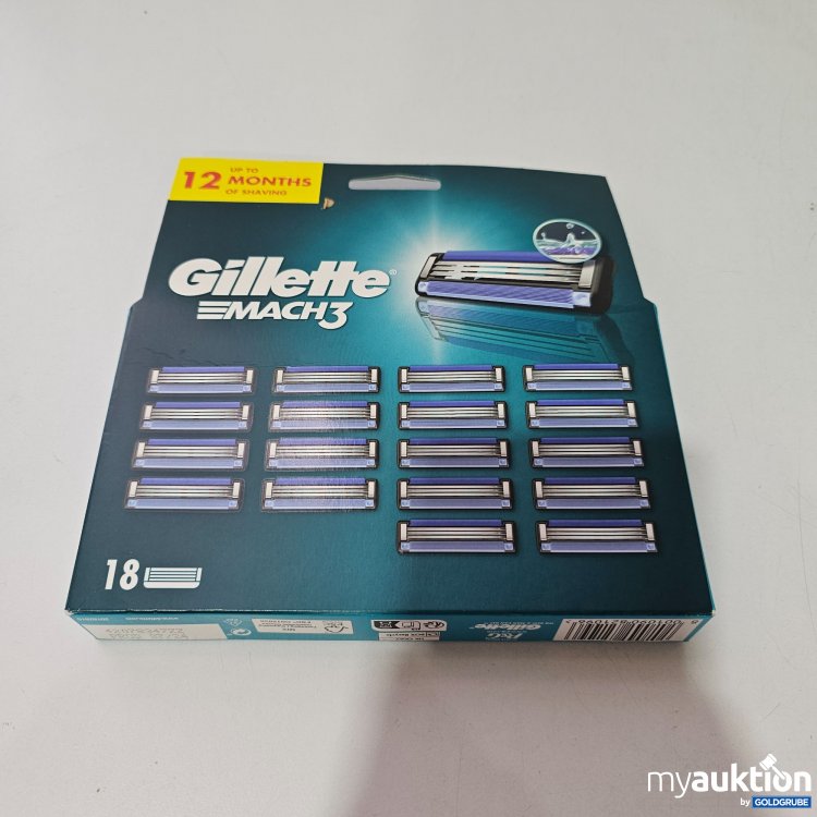 Artikel Nr. 821645 Artikel Nr. 821645: Gillette Mach3 18 Stück