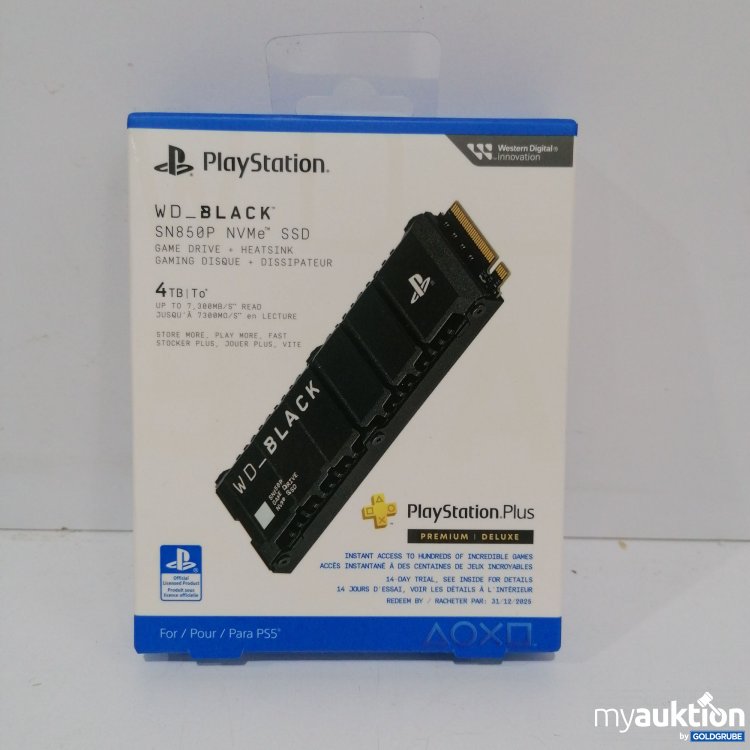 Artikel Nr. 847645 Artikel Nr. 847645: Playstation Plus WD_Black SN850P NvMe SSD 4TB