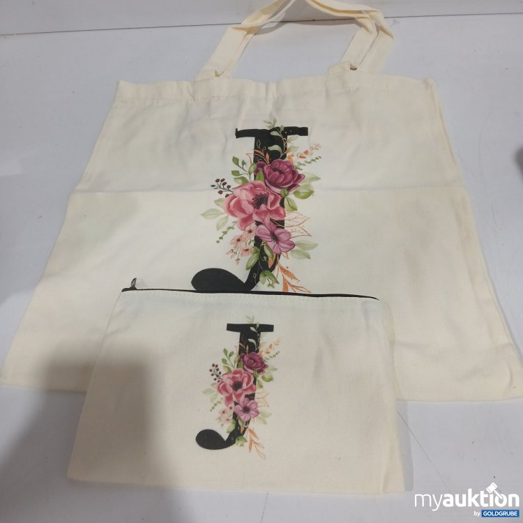 Artikel Nr. 882645: Stofftasche & Kosmetiktasche "J" 