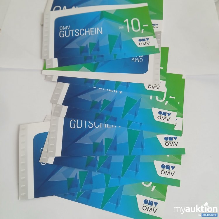 Artikel Nr. 988645: OMV Gutschein Wrrt 10x10€