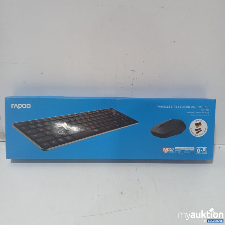 Artikel Nr. 993645 Artikel Nr. 993645: Rapoo Kabelloses Tastatur-Maus-Set 9310M dunkelgrau