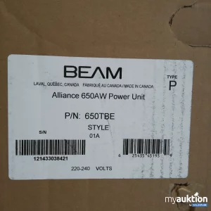 Auktion Beam Alliance 650AW Power Unit 