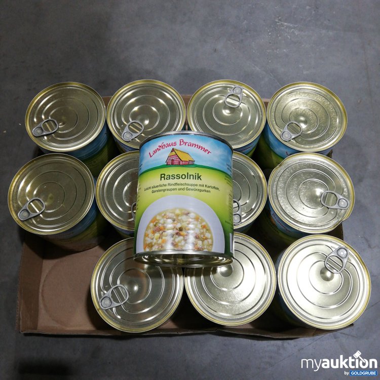 Artikel Nr. 356646 Artikel Nr. 356646: Landhaus Brammer Rassolnik Rindfleischsuppe 780g
