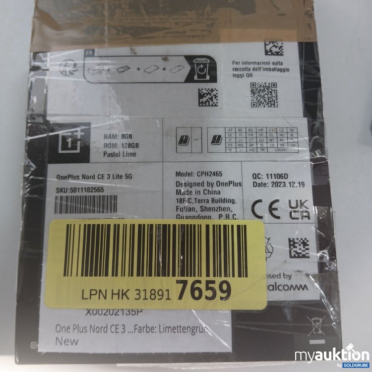 Artikel Nr. 439646: Android OnePlus Nord CE 3 Lite 5G CPH2465