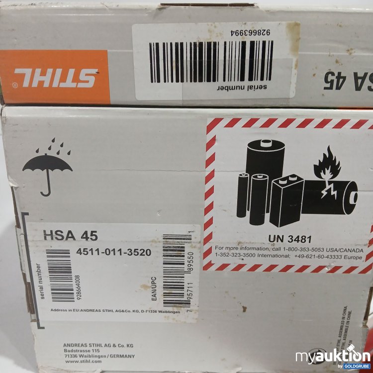 Artikel Nr. 441646: Stihl HSA45 Heckenschere 