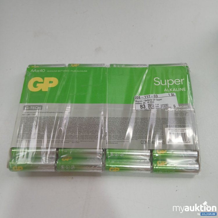 Artikel Nr. 844646 Artikel Nr. 844646: GP Super Alkaline AA x40