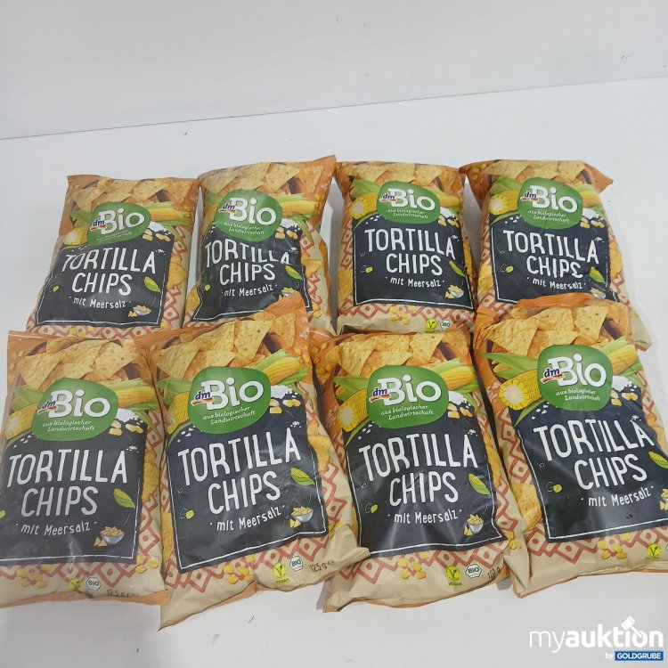 Artikel Nr. 854646: DM Bio Tortilla Chips Meersalz je 125g