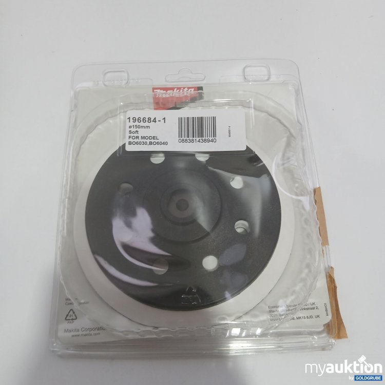 Artikel Nr. 861646: Makita Soft Schleifteller 150mm 196684-1