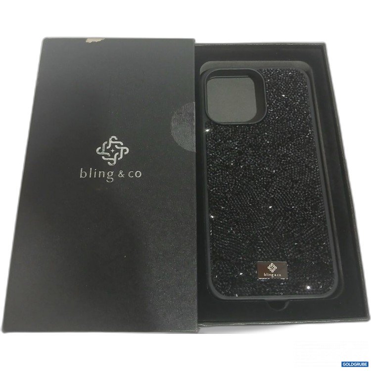 Artikel Nr. 919646: bling & co. Handyhülle Schwarz Glitzer iPhone 15Pro Max