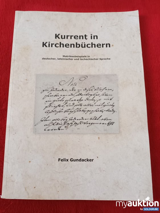 Artikel Nr. 923646: Kurrent in Kirchenbüchern