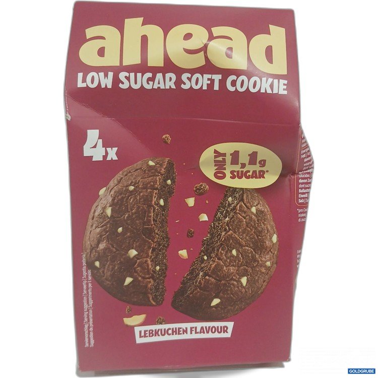 Artikel Nr. 952646: Ahead low sugar soft cookie 4x Lebkuchen Flavour 160g
