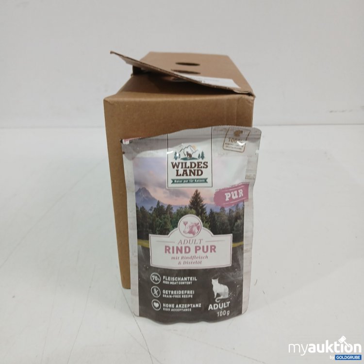 Artikel Nr. 957646: Wildes Land Adilt Rind Pur 12x100g 
