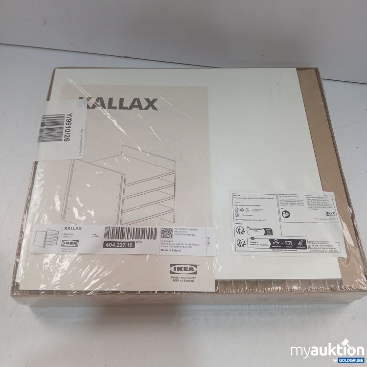 Artikel Nr. 461647: Ikea Kallax Einsatz mit 4 Böden 404.237.19