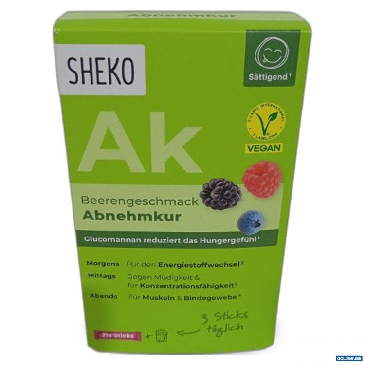 Artikel Nr. 471647: SHEKO Abnehmkur Beerengeschmack 21 Sticks 105 g