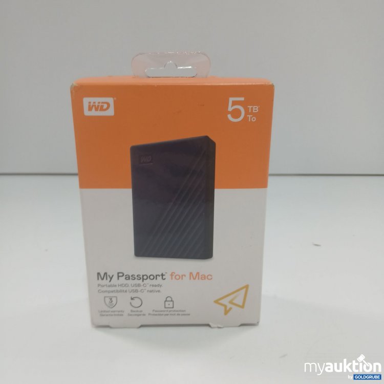 Artikel Nr. 868647 Artikel Nr. 868647: WD My Passport for Mac 5TB