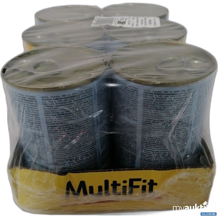 Artikel Nr. 888647: Multifit Hund Ragout Kaninchen mit Karotten 6x400g