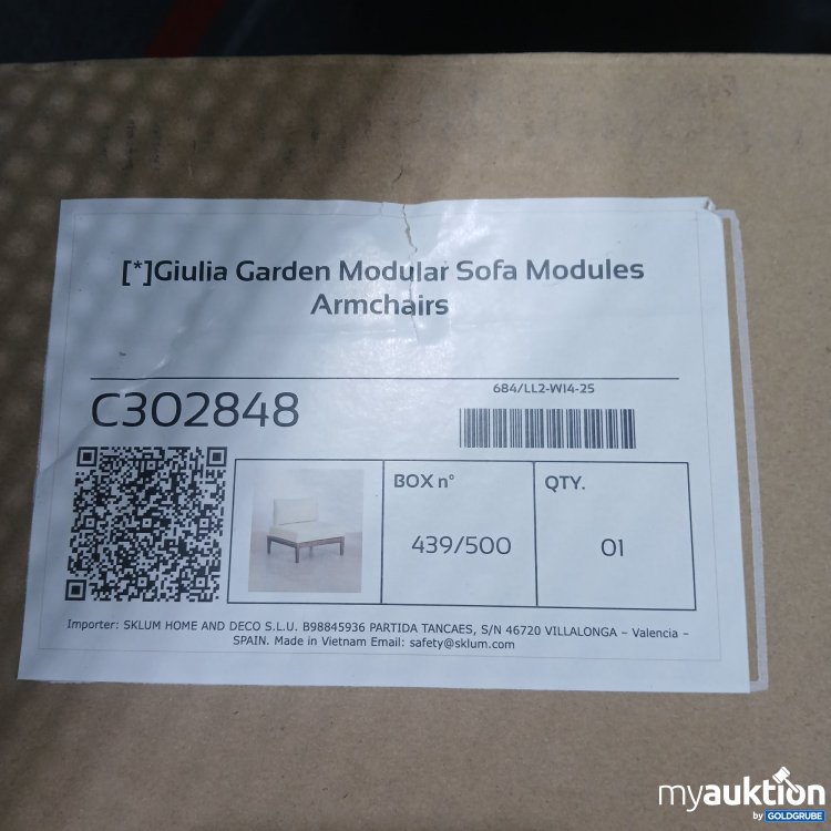 Artikel Nr. 899647: Sklum Giulia Garden Modular Sofa Modules Armchairs C302848