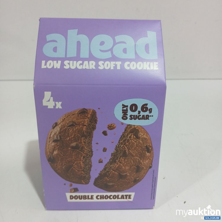 Artikel Nr. 952647: Ahead low sugar soft cookie 4x Double Chocolate 160g
