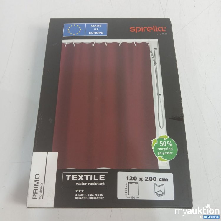 Artikel Nr. 446648 Artikel Nr. 446648: Spirella Primo textile wasserabweisend 120 x 200 cm