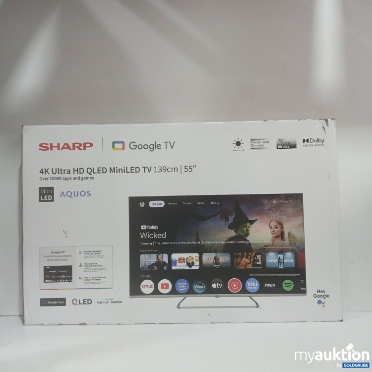Artikel Nr. 468648 Artikel Nr. 468648: Sharp 4K Ultra HD OLED MiniLED TV 139cm 55 Zoll
Art.Nr 55JP7265EB