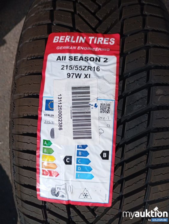 Artikel Nr. 525648: BERLIN TIRES All Season 2 215/55R16 97W XL