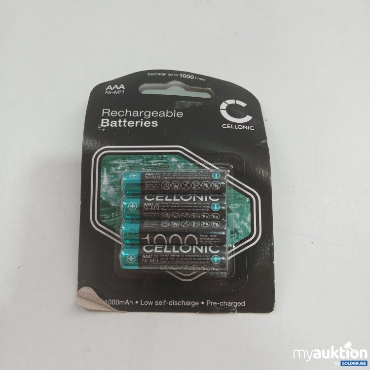 Artikel Nr. 844648 Artikel Nr. 844648: Cellonic Rechargeable Batteries AAA 4 Stück